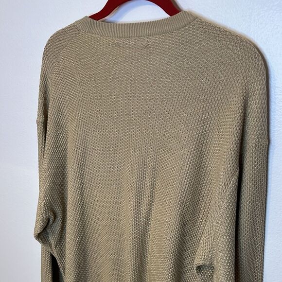 Bachrach Mens Beige Silk Blend Crewneck Knit Sweater Size Large - Picture 7 of 10